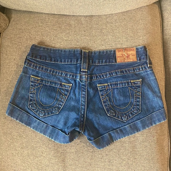 True Religion women’s Jean shorts Jess sz 27 - Picture 1 of 7